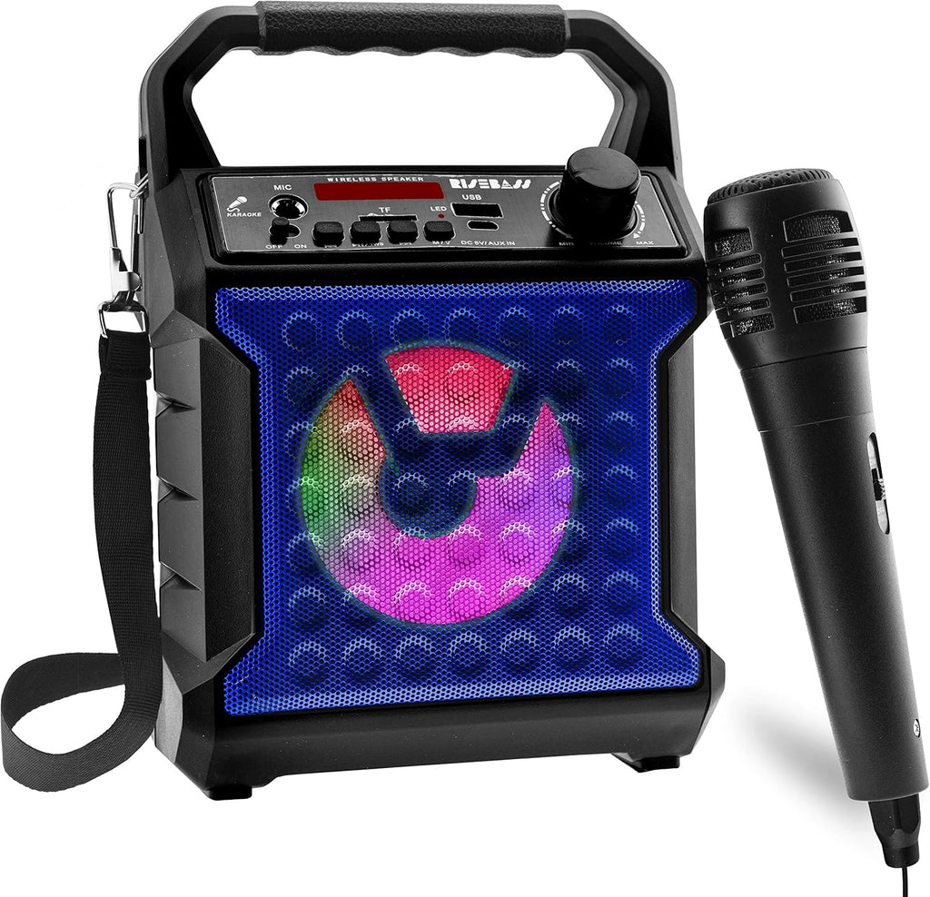 Portable Bluetooth Speaker with Microphone Set V4867