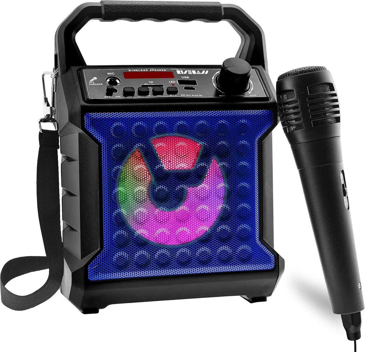 Portable Bluetooth Speaker with Microphone Set V4867