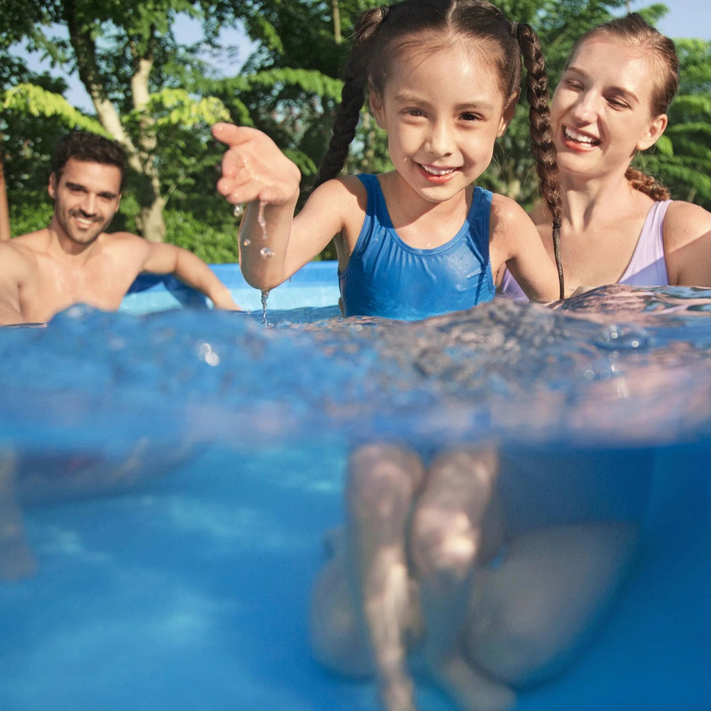 Steel Pro 9.8'x6.6'x26 Rectangular Above Ground Swimming Pool Set K2145