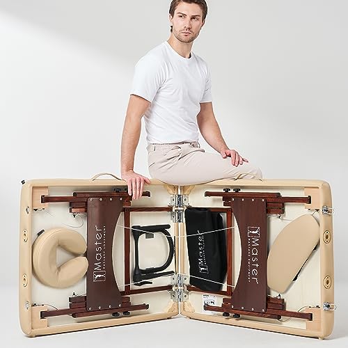 28" Portable Massage Table with Walnut Legs S306