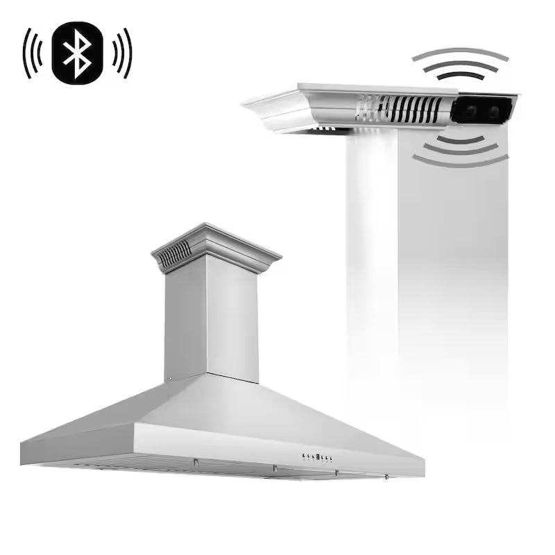 48 in. 400 CFM Ducted Wall Mount Range Hood in Stainless Steel O506845