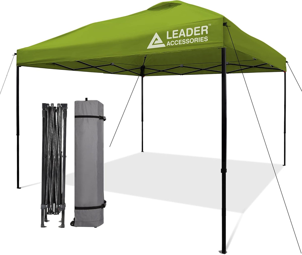 10'x10' Pop-Up Canopy Tent with Wheeled Carry Bag, Blue D607740