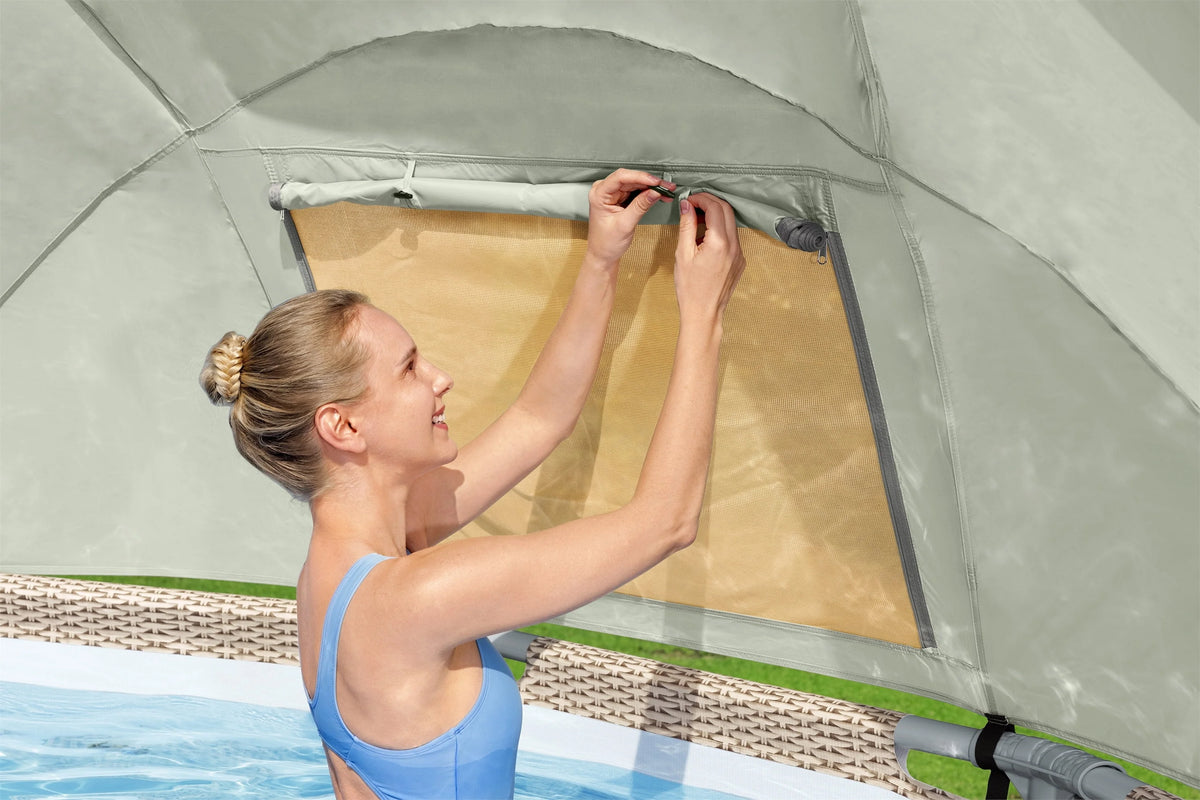 Round Metal Frame Above Ground Pool Set Q8871
