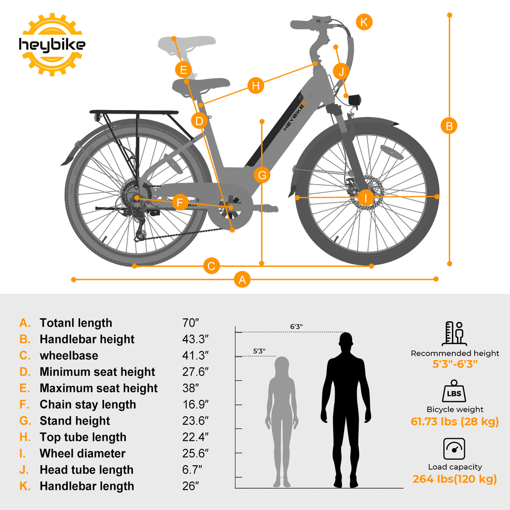 500W Electric City Cruiser Bicycle with 36V 13Ah Removable Battery Y21143