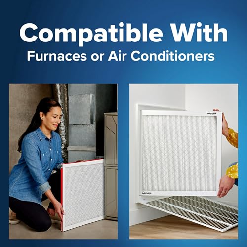 20x25x1 Pleated Electrostatic Air Filter, MERV 11, 2 Pack X509178