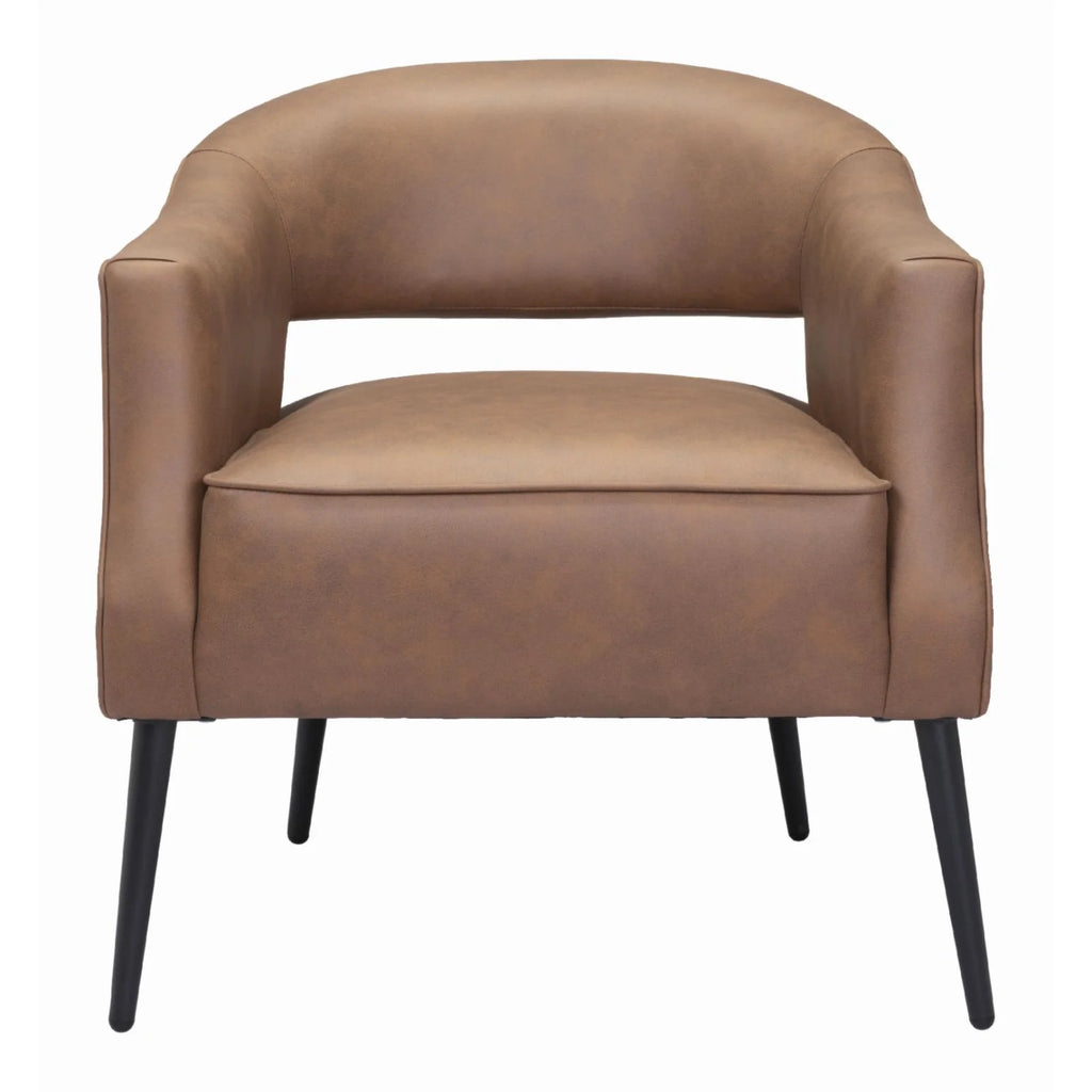 Vintage Brown Accent Chair Z63544