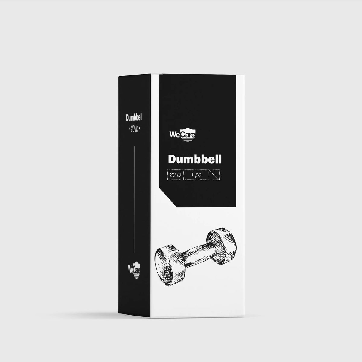 20lb Rubber Chrome Dumbbells Pair V12969