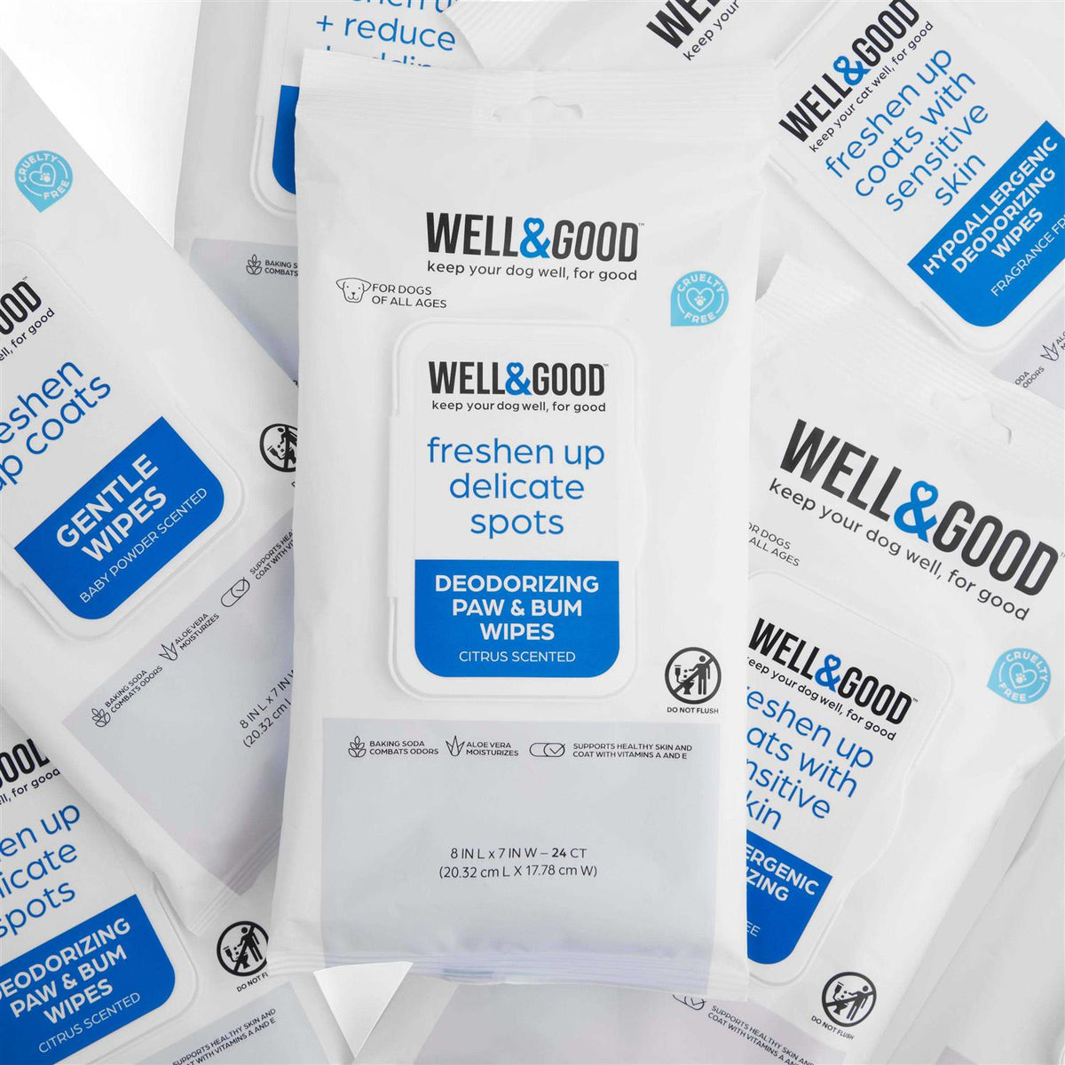 Deodorizing Paw and Bum Wipes I299047