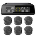 Wireless Solar Power TPMS Tire Pressure Monitoring System with 6 External Sensors Y780115