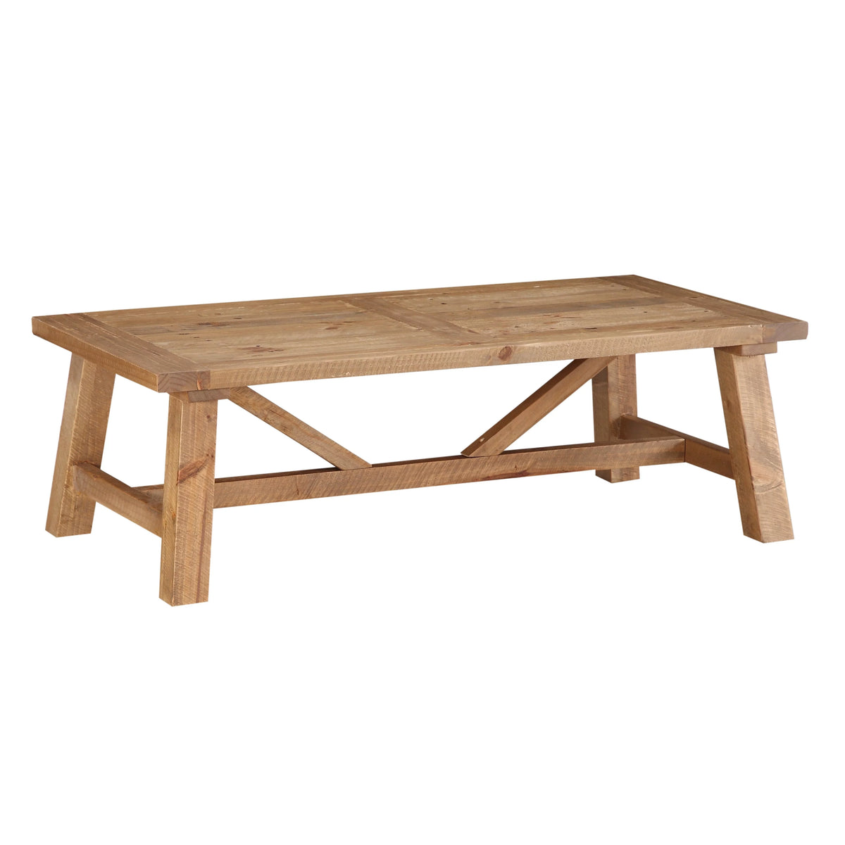 Industrial Coffee Table in Rustic Reclaimed Wood A133