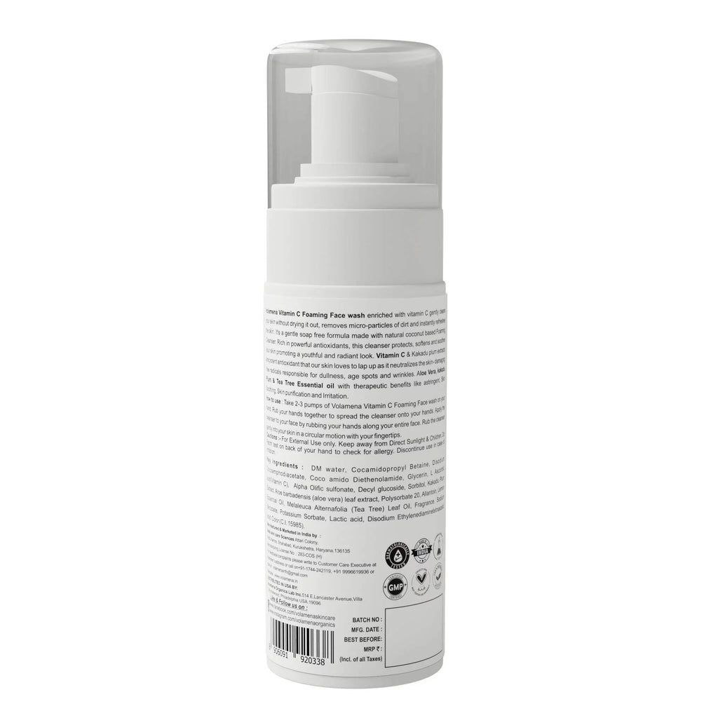 Vitamin C Foaming Face Wash O7599