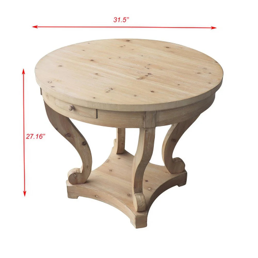 Small Round Wood Dining Table V459810