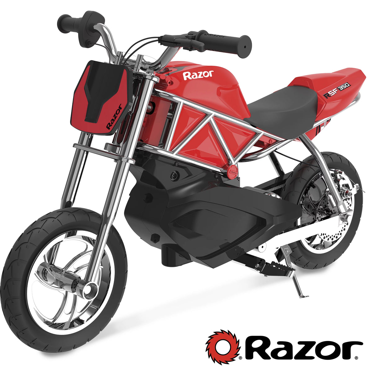 Black/Red 24V Electric Motor Bike C644
