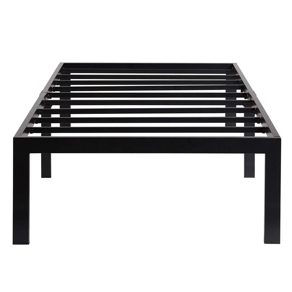 18-inch High Heavy Duty Black Metal Platform Bed Frame N9668