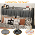 Queen Size Upholstered Storage Bed Frame with 3 Drawers B3148