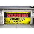 Yellow and Black Halloween Garage Door Banner C678851
