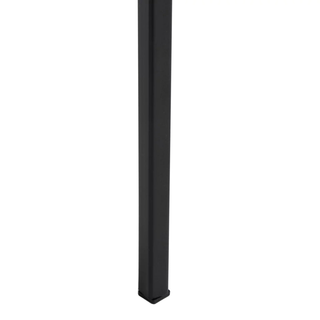Light Grey Black Rectangle Console Table A43937
