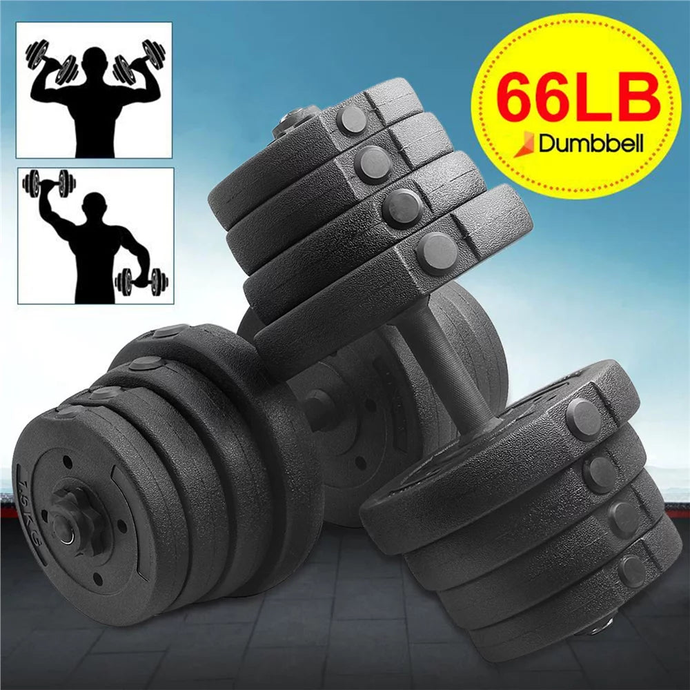 Adjustable Dumbbell Set Black R99636
