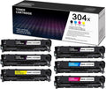 6 Pack Compatible Remanufactured Toner Cartridge Replacement O661