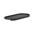 Black Oval Tray 35x23x1.8cm C4798