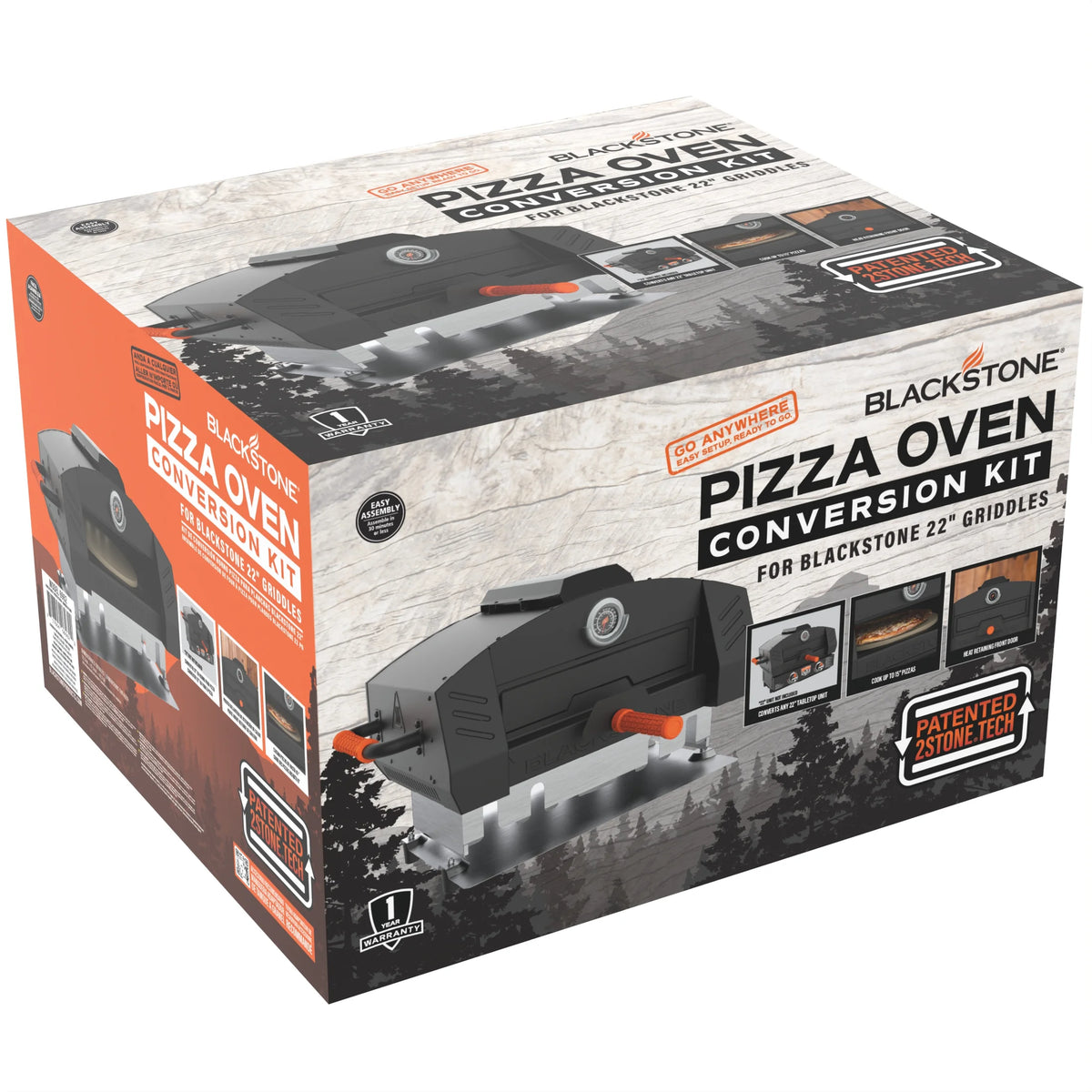 Pizza Oven Conversion Kit with 15 Cordierite Stone O2183