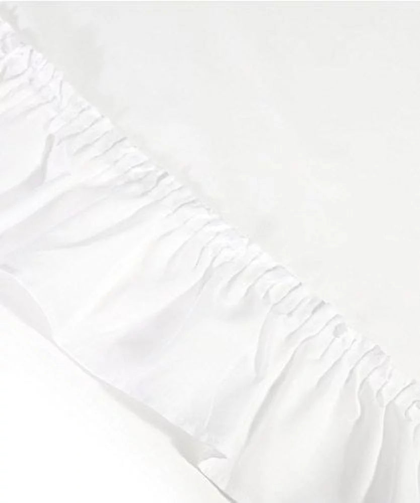 White 60" x 38" Curtain P9099
