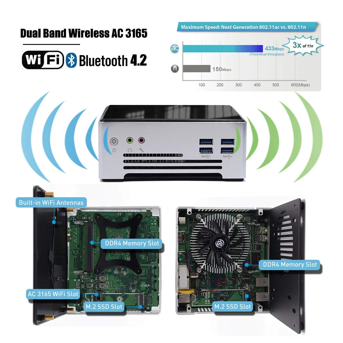 Mini PC Octa Core i9 16GB RAM 1TB SSD E213109
