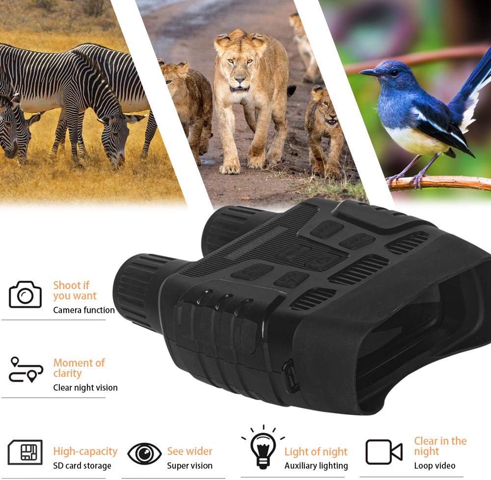 Night Vision Goggles Binoculars with 64 GB SD Card A8585