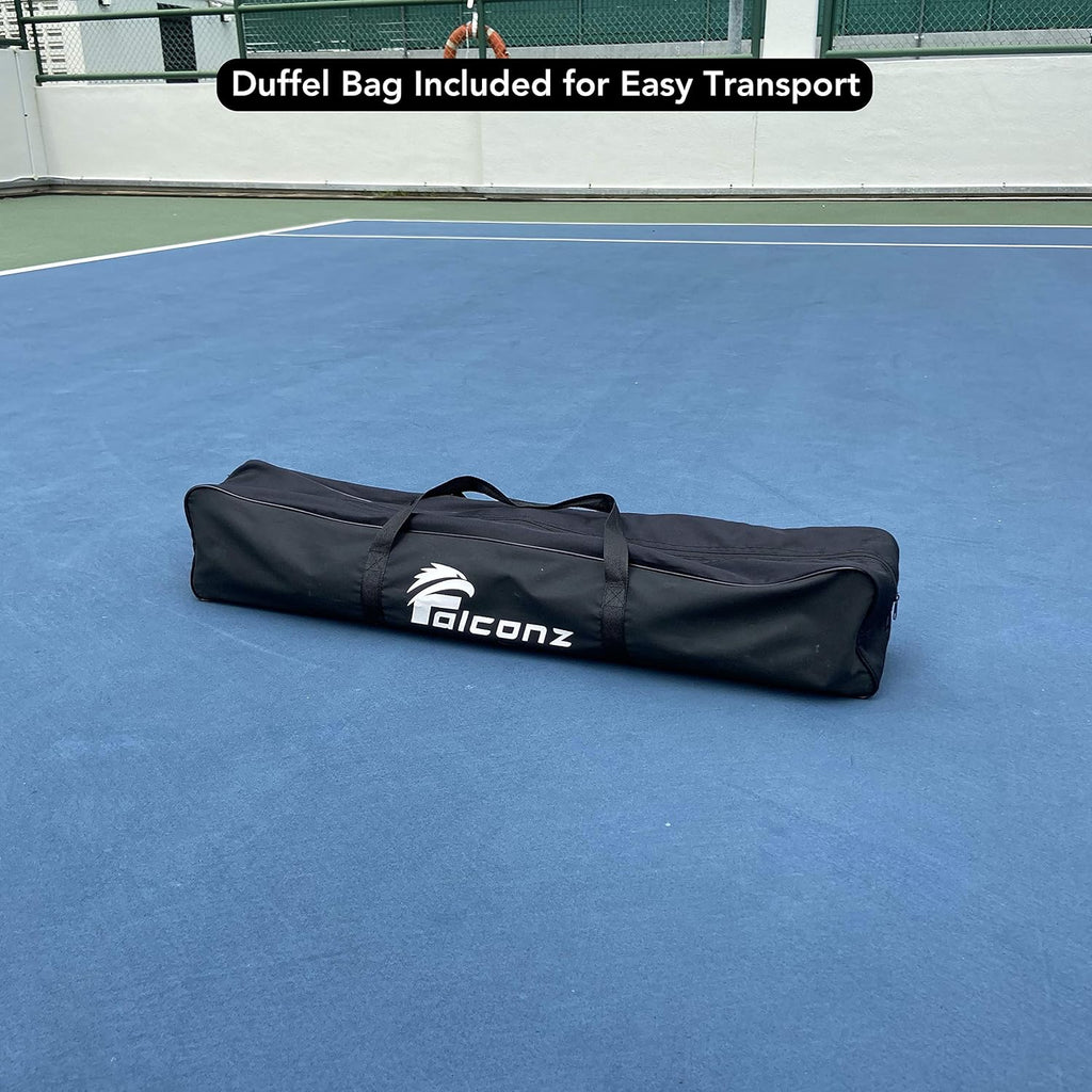 Regulation Size Portable Pickleball Net with Steel Frame and PE Netting J576