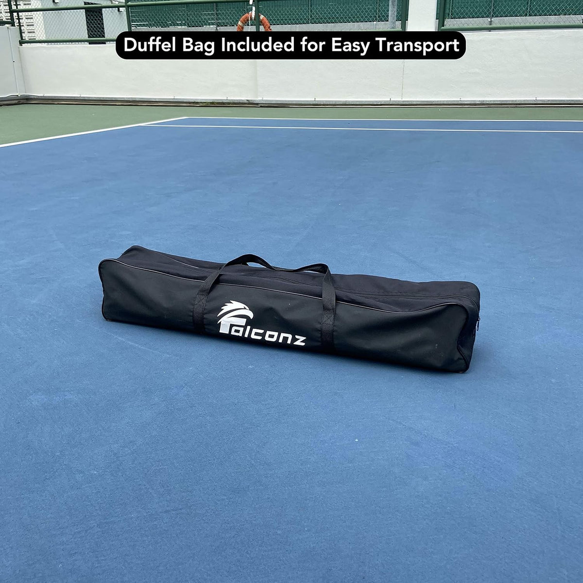 Regulation Size Portable Pickleball Net with Steel Frame and PE Netting J576