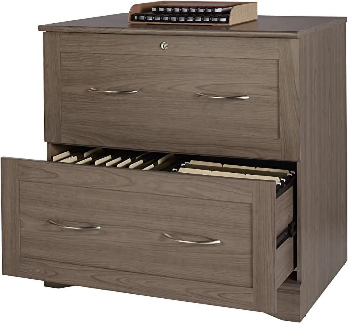 31”W 2-Drawer Lateral File Cabinet Gray N26236
