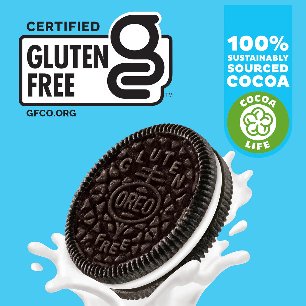 Double Stuf Gluten Free Chocolate Sandwich Cookies 4 Pack 12.47 oz L8932