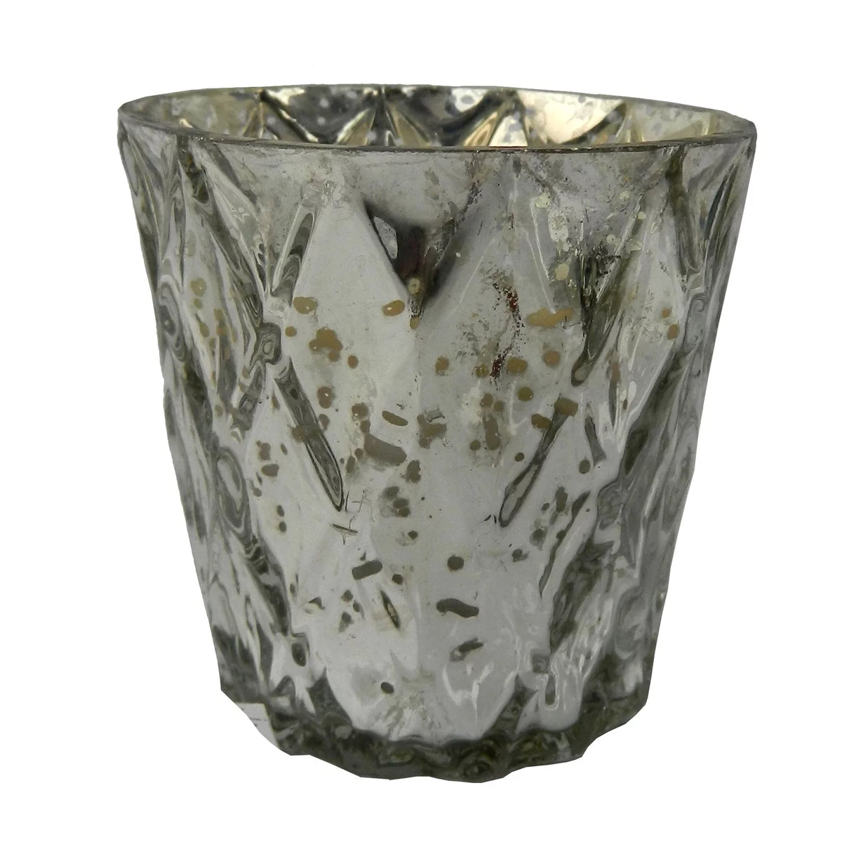 Diamond Pattern Glass Scented Soy Wax Candle P8047