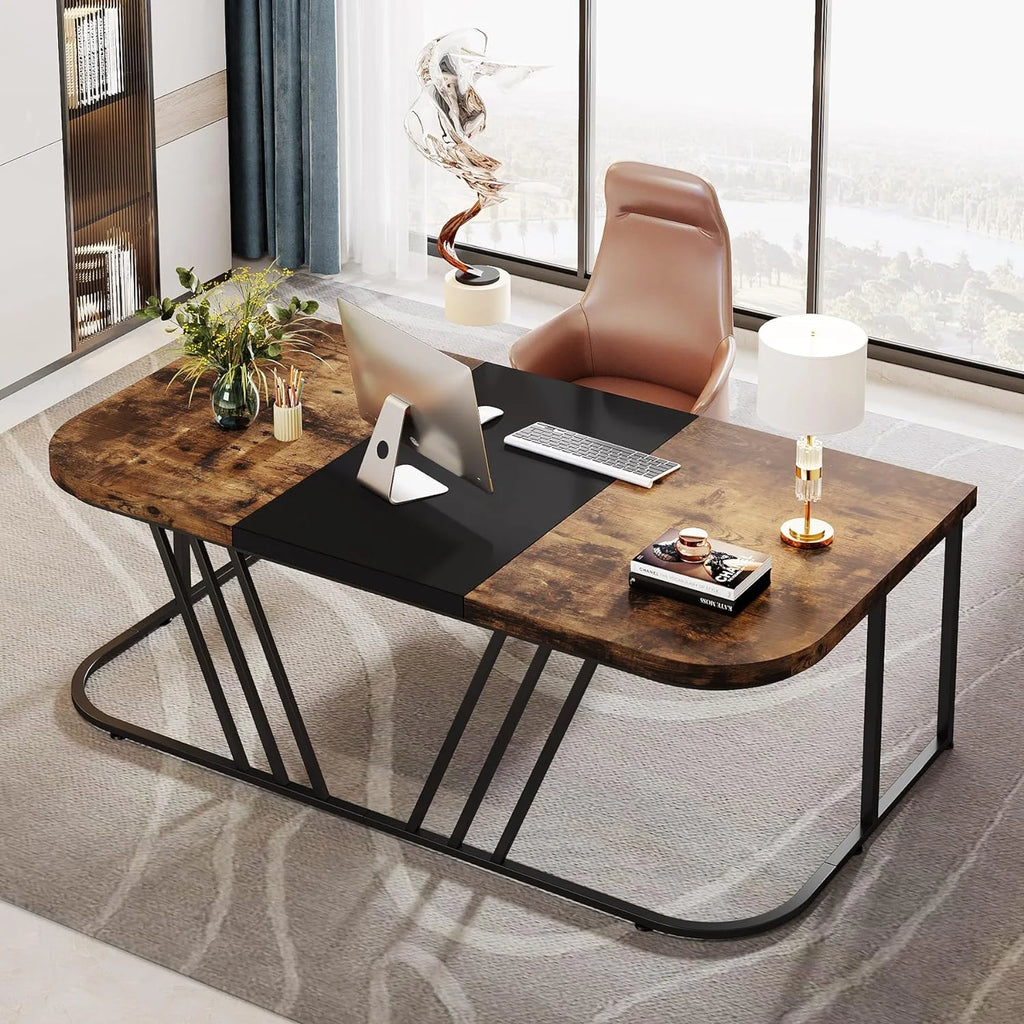 63" Industrial Executive Desk Q7987