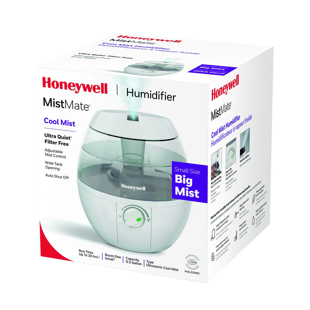 White Ultrasonic Cool Mist Humidifier S5406