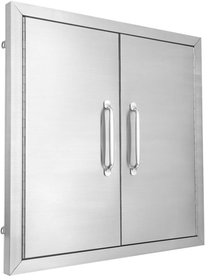 36 W x 21 H Stainless Steel Double Access Door B72973