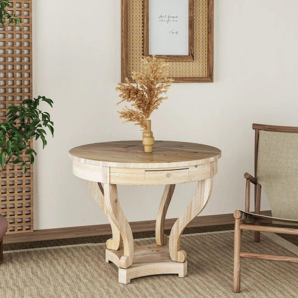 Small Round Wood Dining Table V459810
