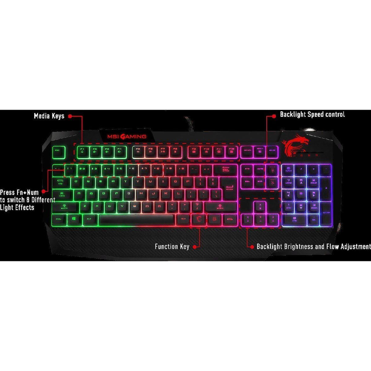 RGB Gaming Keyboard D3763