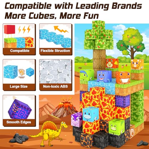 84 PCS Magnetic Tiles Building Blocks U90375