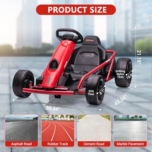 24V 9Ah Kids Ride On Go Kart Toy D602851