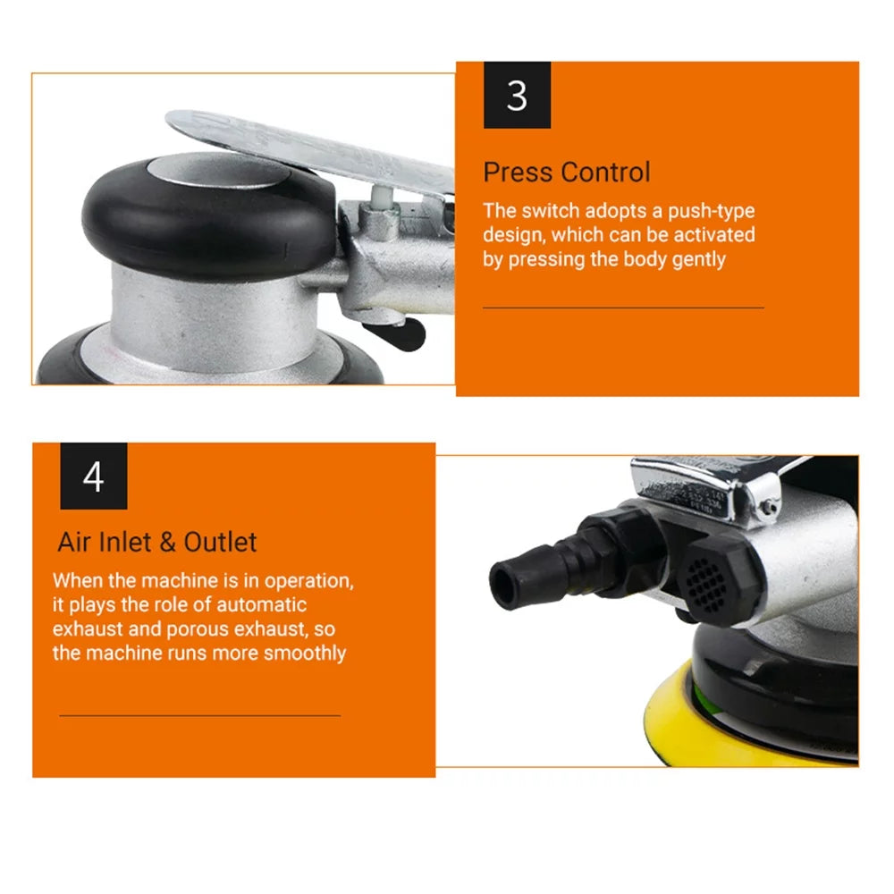5in Pneumatic Air Sander Polisher X10511