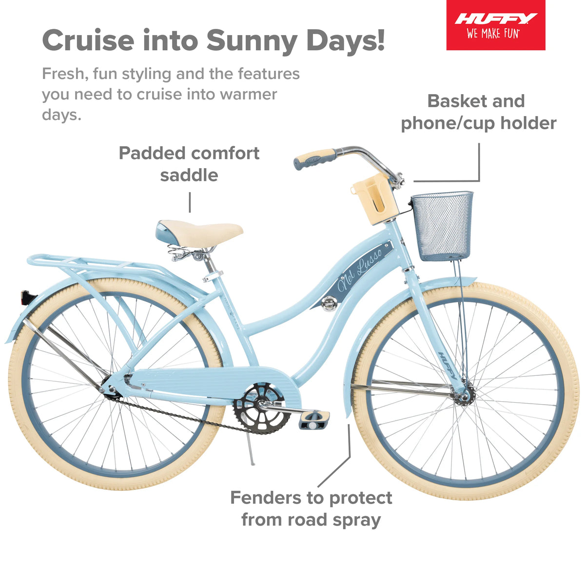 Light Blue 26 Inch Cruiser Bike S74010