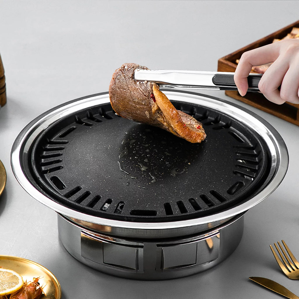 Charcoal Grill Non-stick Portable Stainless Steel BBQ F355031