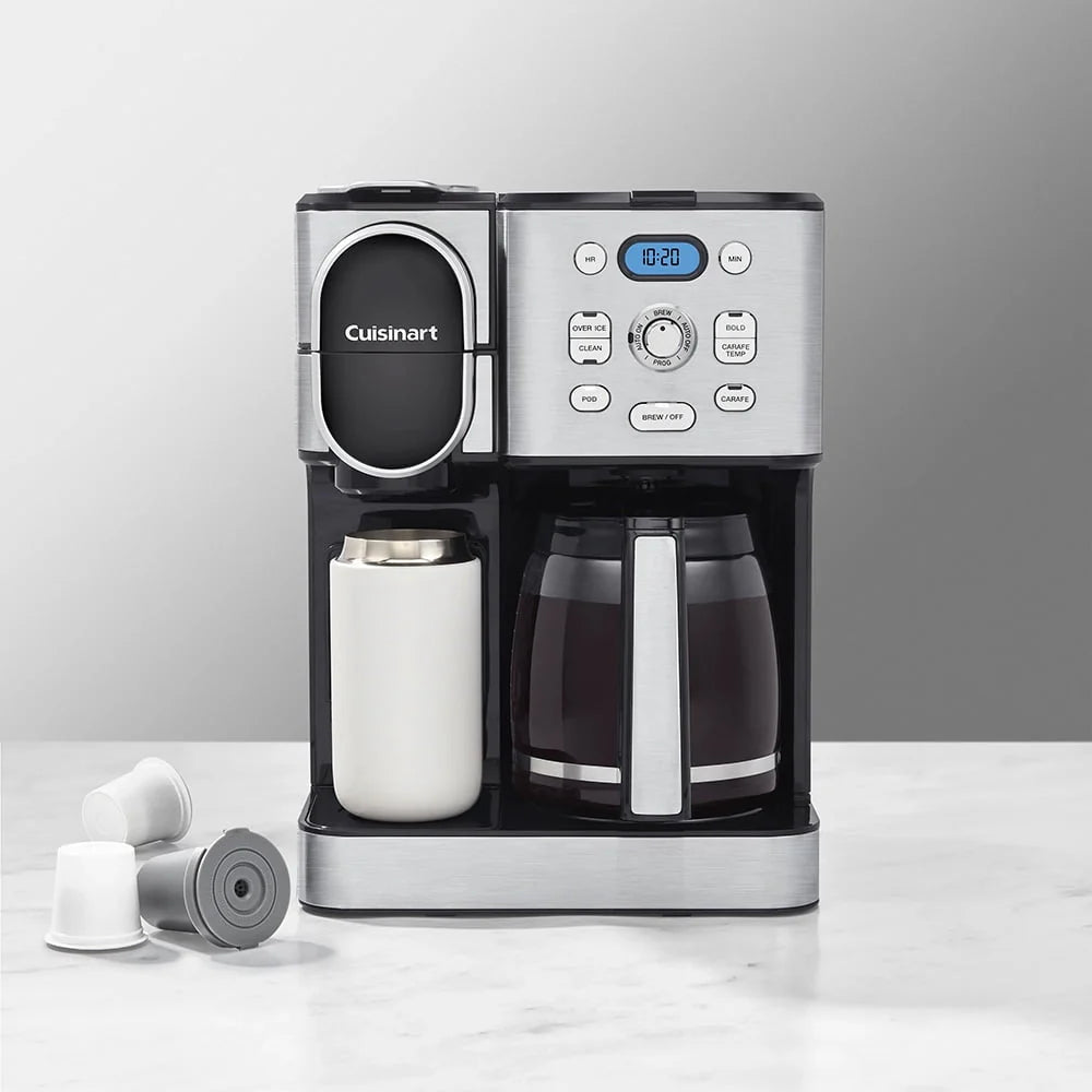 2-IN-1 Stainless Steel Coffeemaker K1766