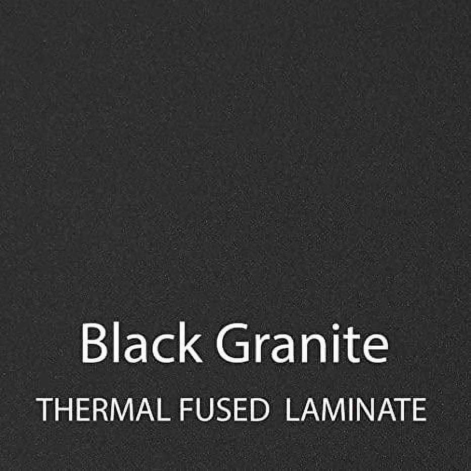 Black Granite Desk with Casters G764