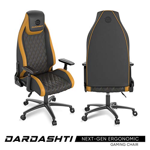Black Leather Ergonomic Gaming Chair S41299