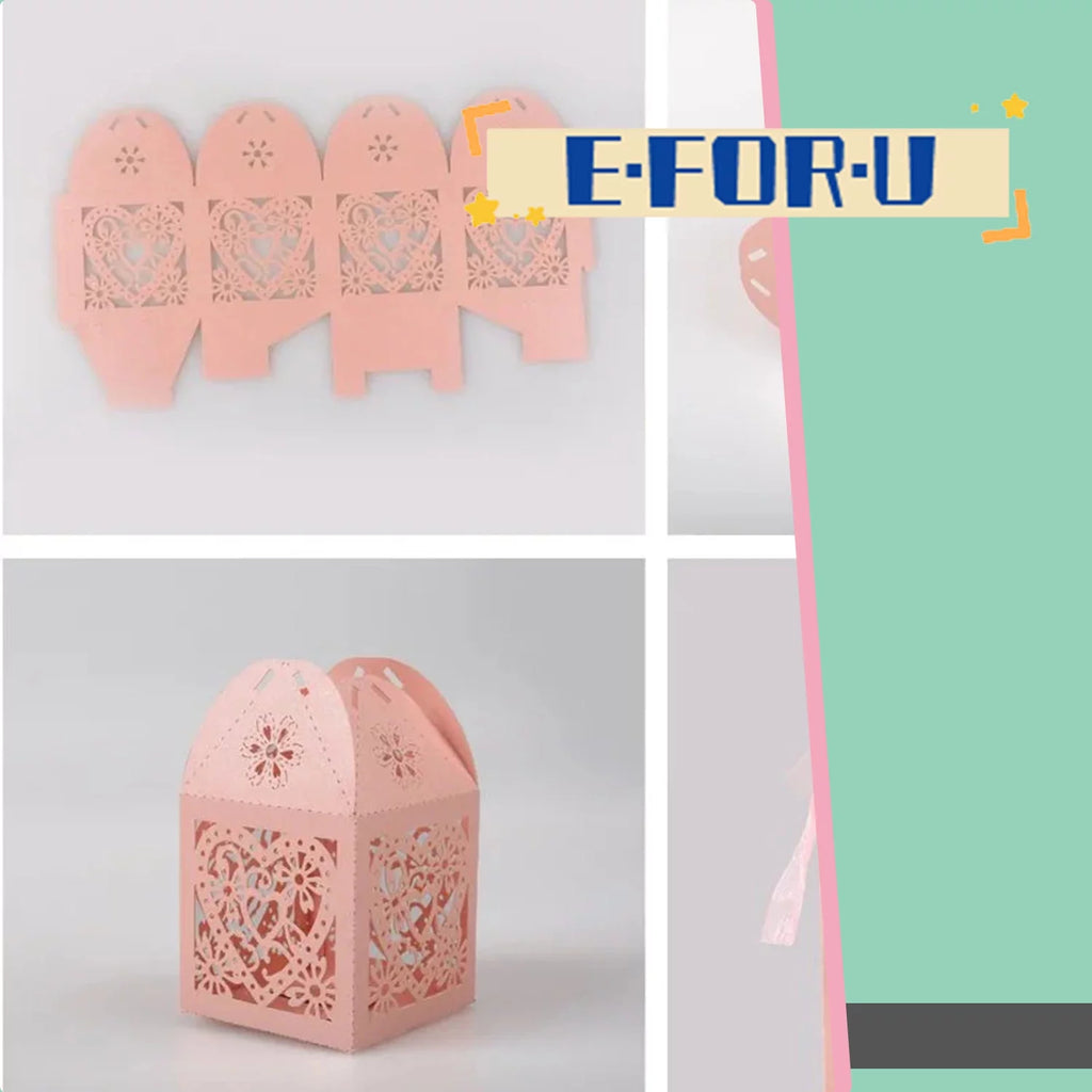 Laser Cut Wedding Candy Gift Box Y3318