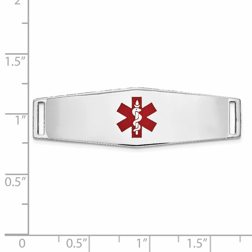 14K Medical ID Plate H382946
