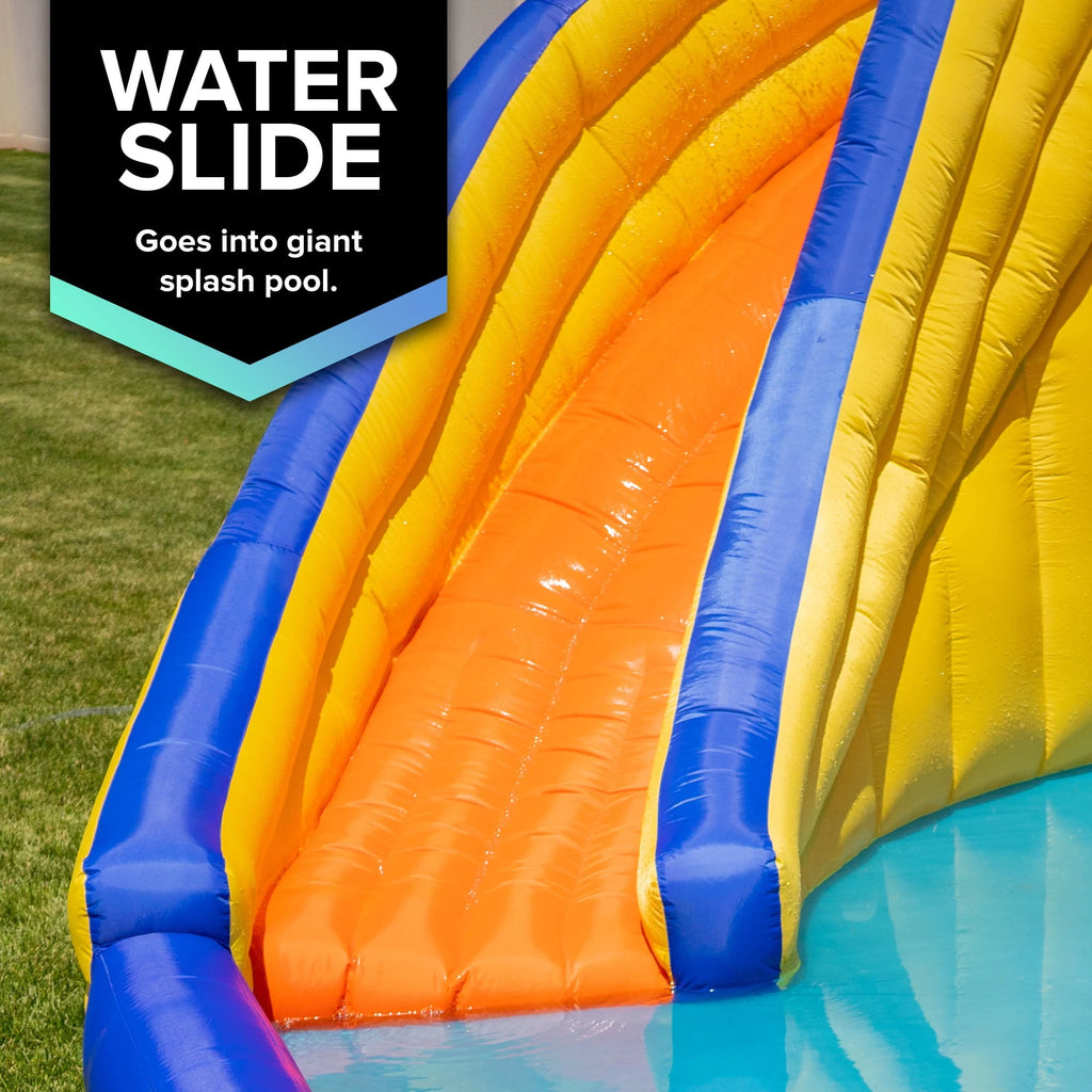 Inflatable Water Slide with Heavy Duty Blower A763538