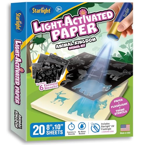 Light-Activated Paper Art Kit with UV Flashlight P366516